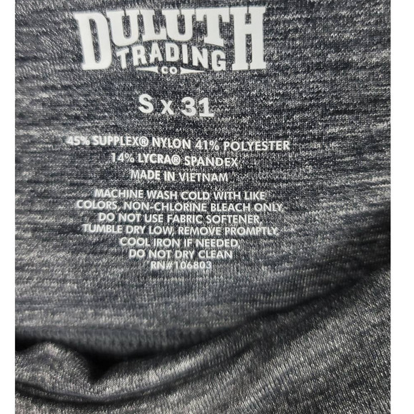 Duluth Trading Co Active Wear Wide Leg Pants Gray S X 31 - Picture 5 of 5